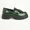 Madison Bella Tassle Slip on Loafer - Dark Green-Madison Heart of New York-Buy shoes online