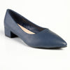 Madison Bernadette Low Block Heel Court - Navy-Madison Heart of New York-Buy shoes online