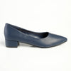 Madison Bernadette Low Block Heel Court - Navy-Madison Heart of New York-Buy shoes online