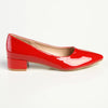 Madison Bernadette Low Block Heel Court - Red-Madison Heart of New York-Buy shoes online