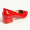 Madison Bernadette Low Block Heel Court - Red-Madison Heart of New York-Buy shoes online