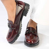 Madison Birdie Trim Loafers - Burgundy-Madison Heart of New York-Buy shoes online