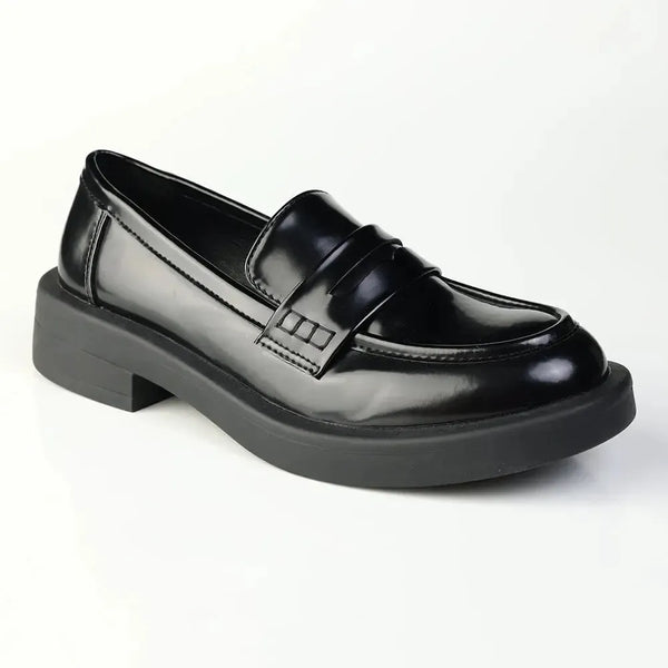 Madison Blessing Cut Out Saddle Loafer - Black