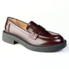 Madison Blessing Cut Out Saddle Loafer - Burgundy