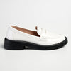 Madison Blessing Ladies Slip On Loafers - White-Madison Heart of New York-Buy shoes online