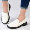 Madison Blessing Ladies Slip On Loafers - White-Madison Heart of New York-Buy shoes online