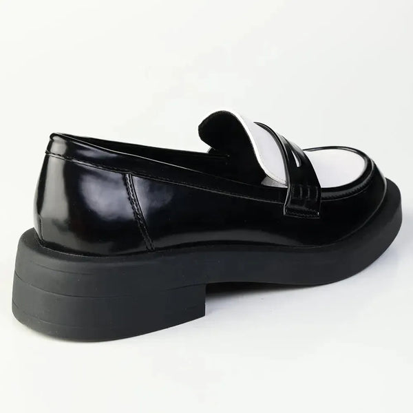 Madison Blessing Loafer - Black / White