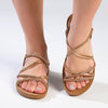 Madison Bling Flat Sandal - Rose-Madison Heart of New York-Buy shoes online