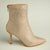 Madison Bling Pointed Stiletto Boot - Nude/Silver-Madison Heart of New York-Buy shoes online