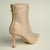 Madison Bling Pointed Stiletto Boot - Nude/Silver-Madison Heart of New York-Buy shoes online