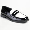 Madison Bliss 2 Tone Slip On Loafers - Black / White-Madison Heart of New York-Buy shoes online