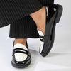 Madison Bliss 2 Tone Slip On Loafers - Black / White-Madison Heart of New York-Buy shoes online