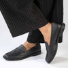 Madison Bliss 3 Loafer With Saddle - Black-Madison Heart of New York-Buy shoes online