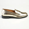 Madison Bliss 3 Loafer With Saddle - Champagne Gold-Madison Heart of New York-Buy shoes online