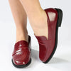 Madison Bliss 4 Loafer With Saddle - Burgundy