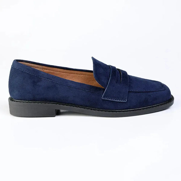 Madison Bliss 4 Loafer With Saddle - Navy