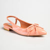 Madison Bobbi Low Block Heel Slingback Sandal - Peach-Madison Heart of New York-Buy shoes online