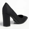 Madison Bora Block Heel Court - Black