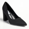 Madison Bora Low Block Heel Court - Black-Madison Heart of New York-Buy shoes online