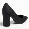 Madison Bora Low Block Heel Court - Black-Madison Heart of New York-Buy shoes online