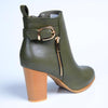 Madison Buzby Block Heel Ankle Boot - Khakhi-Madison Heart of New York-Buy shoes online