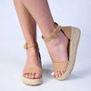 Madison Carina 3 Closed Back Espadrille Sandals - Nude