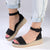 Madison Carina Closed Back Espadrille Sandals - Black-Madison Heart of New York-Buy shoes online