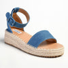 Madison Carina Closed Back Espadrille Sandals - Blue-Madison Heart of New York-Buy shoes online