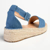 Madison Carina Closed Back Espadrille Sandals - Blue-Madison Heart of New York-Buy shoes online