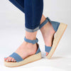 Madison Carina Closed Back Espadrille Sandals - Blue-Madison Heart of New York-Buy shoes online