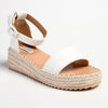 Madison Carina Closed Back Espadrille Sandals - White-Madison Heart of New York-Buy shoes online