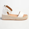 Madison Carina Closed Back Espadrille Sandals - White-Madison Heart of New York-Buy shoes online