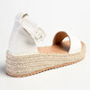 Madison Carina Closed Back Espadrille Sandals - White-Madison Heart of New York-Buy shoes online