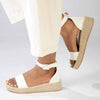 Madison Carina Closed Back Espadrille Sandals - White-Madison Heart of New York-Buy shoes online