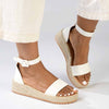 Madison Carina Closed Back Espadrille Sandals - White-Madison Heart of New York-Buy shoes online