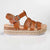Madison Casablanca Strappy Espadrille Wedge Sandal - Tan-Madison Heart of New York-Buy shoes online