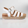 Madison Casablanca Strappy Espadrille Wedge Sandal - White-Madison Heart of New York-Buy shoes online