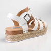 Madison Casablanca Strappy Espadrille Wedge Sandal - White-Madison Heart of New York-Buy shoes online