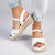 Madison Cassandra Cross Over Espadrille Sandal - Off White-Madison Heart of New York-Buy shoes online