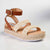 Madison Cassie Double Strap Espadrille Sandals - Natural/Tan-Madison Heart of New York-Buy shoes online