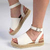 Madison Catherine 2 Espadrille Comfort Sandals - White-Madison Heart of New York-Buy shoes online