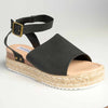 Madison Catherine 2 Espadrille Sandal - Black-Madison Heart of New York-Buy shoes online