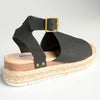 Madison Catherine 2 Espadrille Sandal - Black-Madison Heart of New York-Buy shoes online