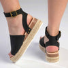 Madison Catherine 2 Espadrille Sandal - Black-Madison Heart of New York-Buy shoes online