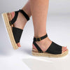 Madison Catherine 2 Espadrille Sandal - Black-Madison Heart of New York-Buy shoes online