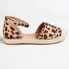 Madison Charlie Closed Espadrille Flats - Leopard