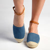 Madison Charlie Closed Espadrille Loafer - Denim Blue-Madison Heart of New York-Buy shoes online