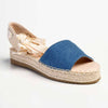 Madison Charlotte Ankle Wrap Espadrille Sandal - Denim Blue-Madison Heart of New York-Buy shoes online