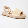 Madison Charlotte Ankle Wrap Espadrille Sandal - Nude-Madison Heart of New York-Buy shoes online