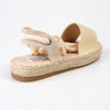 Madison Charlotte Ankle Wrap Espadrille Sandal - Nude-Madison Heart of New York-Buy shoes online